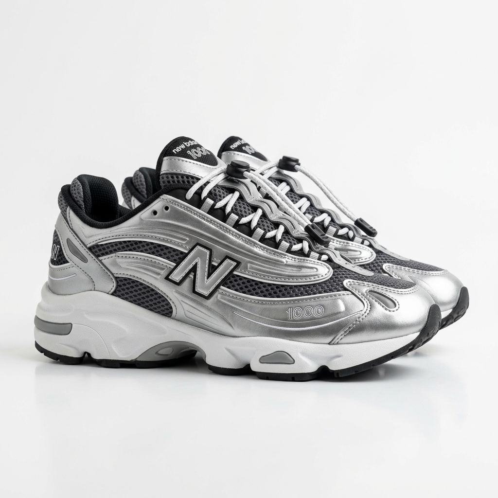 New Balance New Balance 1000 Silver Metallic - Outfit Set su DripMilan | Sneaker Originali